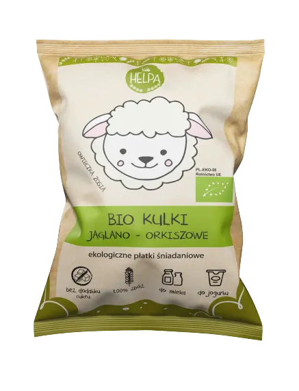 KULKI JAGLANO - ORKISZOWE BIO 160 g - HELPA