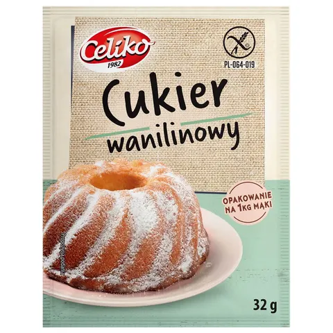 CUKIER WANILIOWY B/G 32 g - CELIKO