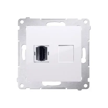 SIMON54 Gniazdo HDMI (moduł) biały