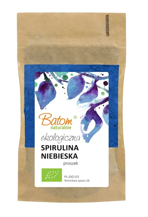 SPIRULINA NIEBIESKA BIO 15 g - BATOM