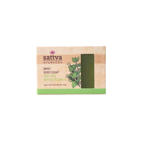 MYDŁO W KOSTCE DO CIAŁA MIĘTA 125 g - SATTVA