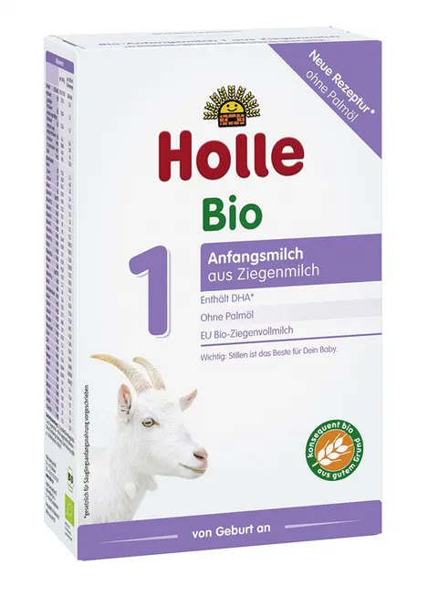 MLEKO KOZIE POCZĄTKOWE 1 DLA NIEMOWLĄT OD URODZENIA BIO 400 - HOLLE