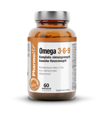 OMEGA 3-6-9 60 KAPSUŁEK 82,2 g - PHARMOVIT (CLEAN LABEL)