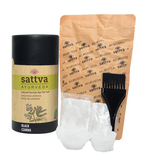 HENNA CZARNA ECO 150 g - SATTVA