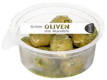 OLIWKI NADZIEWANE MIGDAŁAMI Z ZIOŁAMI BIO 80 g - BIO VERDE