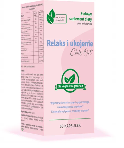 KAPSUŁKI NA RELAKS I USPOKOJENIE (CHILL OUT) 60 szt. - PASOLEK