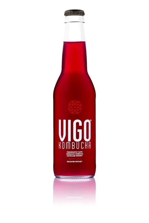 KOMBUCHA JAGODA ACAI BEZGLUTENOWA 330 ml - VIGO