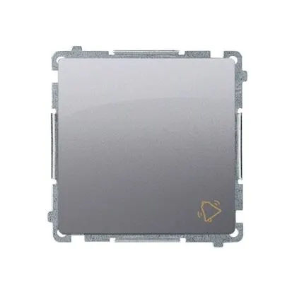 BASIC Przycisk dzwonek (moduł), 10AX, 250V~, zaciski śrubowe; stal inox