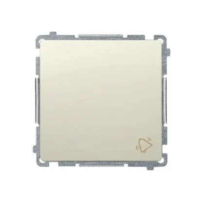BASIC Przycisk dzwonek (moduł), 10AX, 250V~, zaciski śrubowe; beż