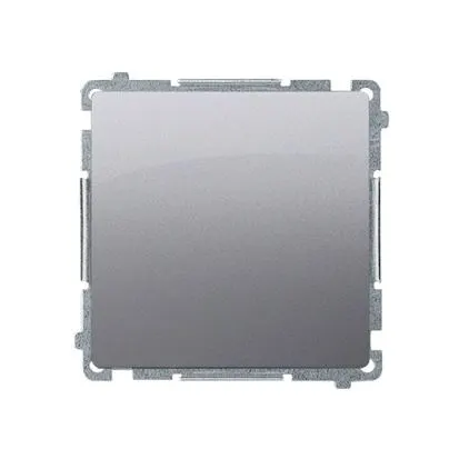 BASIC Przycisk pojedynczy zwierny bez piktogramu (moduł) 10AX, 250V~, zaciski śrubowe; stal inox