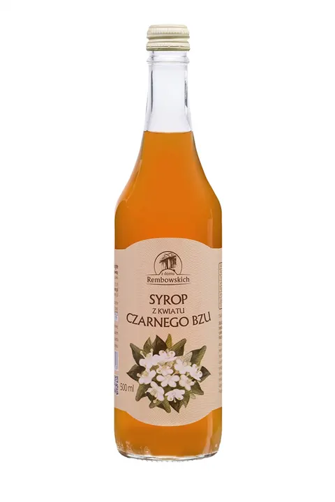 SYROP Z KWIATU CZARNEGO BZU 500 ml - REMBOWSCY