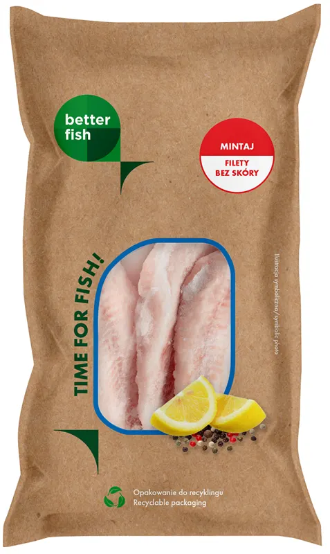 MINTAJ FILET BEZ SKÓRY MROŻONY 450 g - BETTER FISH