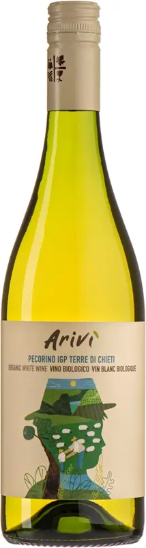 WINO ARIVI' PECORINO BIAŁE WYTRAWNE BIO 0,75 L (WŁOCHY)