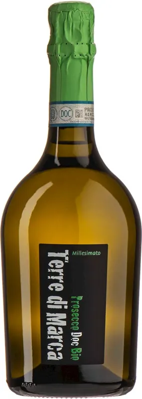 WINO TERRE DI MARCA PROSECCO LEKKO MUSUJĄCE BIAŁE WYTRAWNE BIO 0,75 L (WŁOCHY)