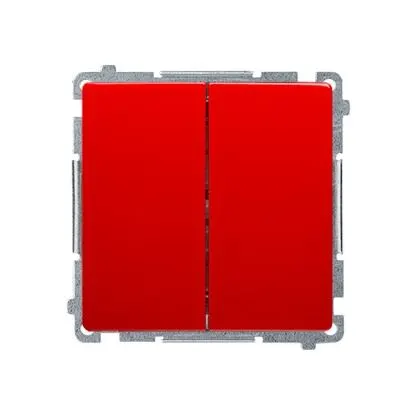 BASIC Łącznik świecznikowy (moduł), 10AX, 250V~, zaciski śrubowe; czerwony