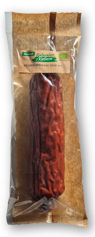 KIEŁBASA KRAKOWSKA BIO 350 g - WASĄG (NA ZAMÓWIENIE)