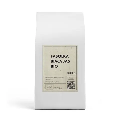 FASOLKA BIAŁA JAŚ BIO 800 g - THE PLANET