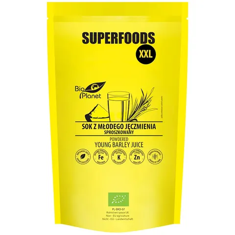SOK Z MŁODEGO JĘCZMIENIA SPROSZKOWANY BIO 500 g - BIO PLANET