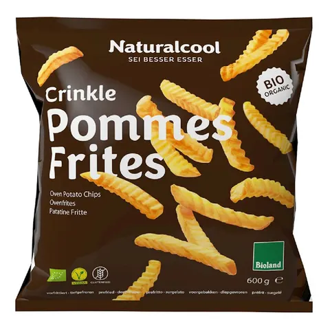 FRYTKI KARBOWANE MROŻONE BIO 600 g - NATURALCOOL