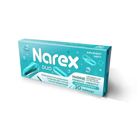 PROBIOTYK NARINE DUO 20 KAPSUŁEK - NAREX