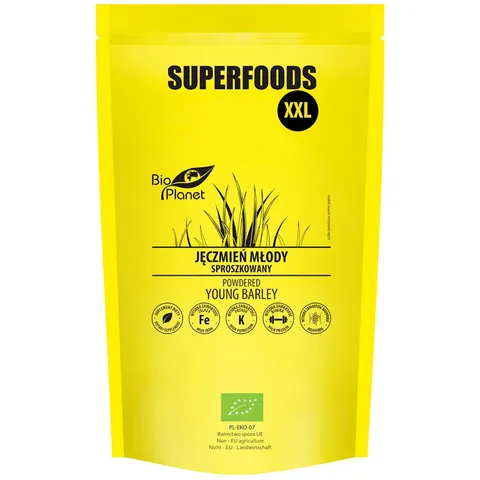 JĘCZMIEŃ MŁODY SPROSZKOWANY BIO 400 g - BIO PLANET