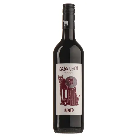 WINO CASA LEON TINTO CZERWONE WYTRAWNE BIO 0,75 L (HISZPANIA)