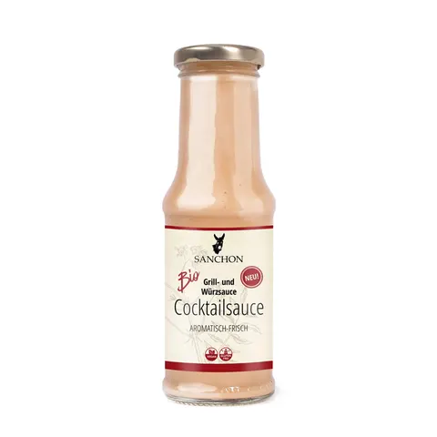SOS KOKTAJLOWY BEZGLUTENOWY BIO 210 ml - SANCHON