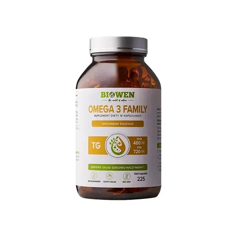 OMEGA-3 FAMILY 225 KAPSUŁEK - BIOWEN