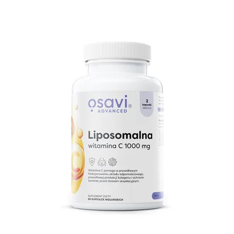 WITAMINA C LIPOSOMALNA (1000 mg) BEZGLUTENOWA 60 KAPSUŁEK - OSAVI