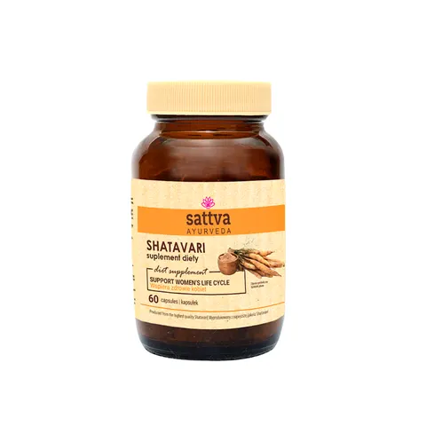 SHATAVARI EKSTRAKT (450 mg) 60 KAPSUŁEK - SATTVA