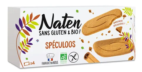 CIASTKA CYNAMONOWE BEZGLUTENOWE BIO 120 g - NATEN