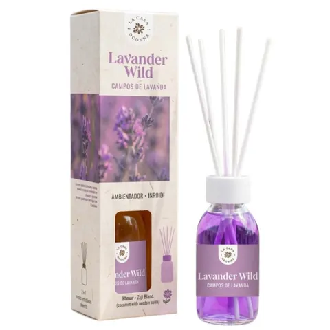 LA CASA DE LOS AROMAS BASIC Patyczki zapachowe LAWENDER WILD, 95 ml
