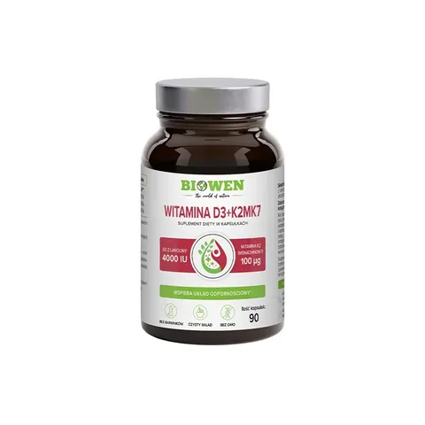 WITAMINA D3 + K2 90 KAPSŁEK - BIOWEN