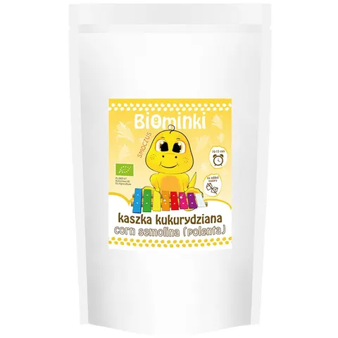 KASZKA KUKURYDZIANA BEZ DODATKU CUKRÓW BIO 200 g - BIOMINKI