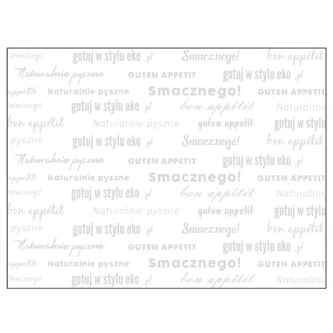 PAPIER DO PAKOWANIA ŻYWNOŚCI 30 x 40 cm - RYZA 5 kg