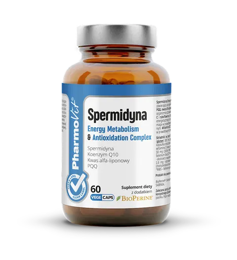 SPERMIDYNA ENERGY METABOLISM & ANTIOXIDATION COMPLEX 60 KAPSUŁEK - PHARMOVIT (CLEAN LABEL)