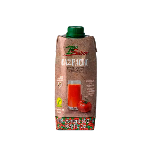 GAZPACHO (HISZPAŃSKA ZUPA WARZYWNA) BEZGLUTENOWA BIO 500 ml - BIOSABOR