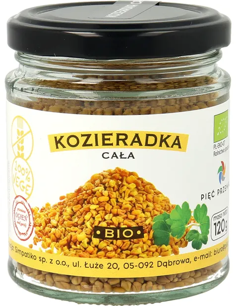 KOZIERADKA ZIARNO BEZGLUTENOWA BIO 120 g - PIĘĆ PRZEMIAN