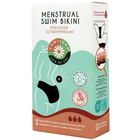 MAJTKI MENSTRUACYJNE KĄPIELOWE MODEL MAJA ROZMIAR M - FEMI.EKO