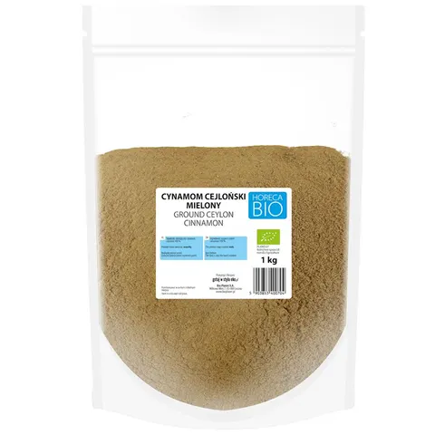 CYNAMON CEJLOŃSKI MIELONY BIO 1 kg - HORECA