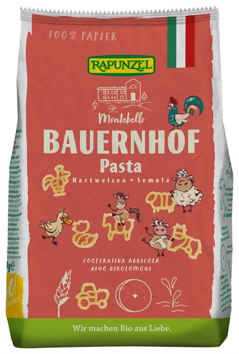 MAKARON (SEMOLINOWY) FARMA BIO 250 g - RAPUNZEL