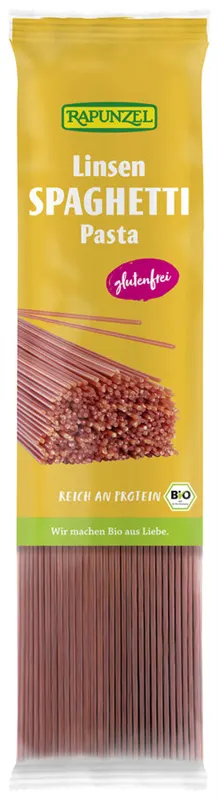 MAKARON PROTEINOWY (Z SOCZEWICY ŻÓŁTEJ) SPAGHETTI BIO 250 g - RAPUNZEL