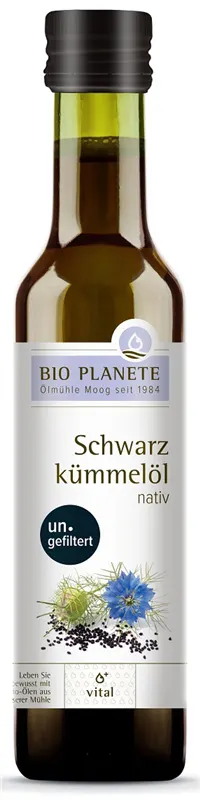 OLEJ Z CZARNUSZKI TŁOCZONY NA ZIMNO BIO 250 ml - BIO PLANETE