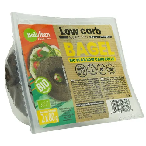 BAJGLE LNIANE KETO BEZGLUTENOWE BIO (2 szt.) 160 g - BALVITEN