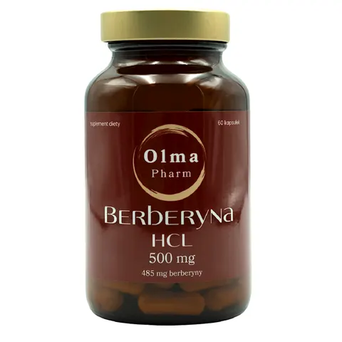BERBERYNA HCL (500 mg) 60 KAPSUŁEK - OLMA PHARM