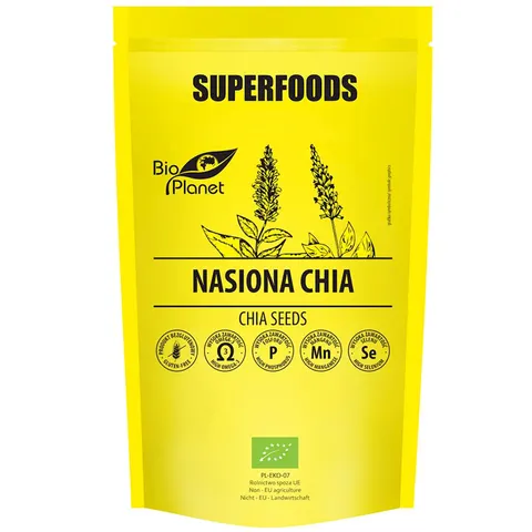 CHIA NASIONA BEZGLUTENOWE BIO 250 g - BIO PLANET SUPERFOODS
