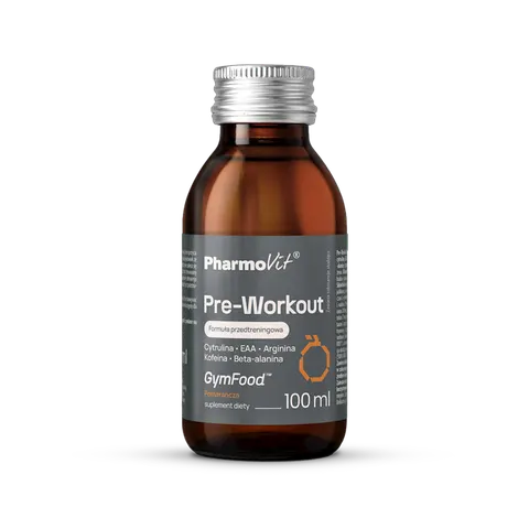 SHOT PRE-WORKOUT POMARAŃCZOWY 100 ml - PHARMOVIT (GYM FOOD)