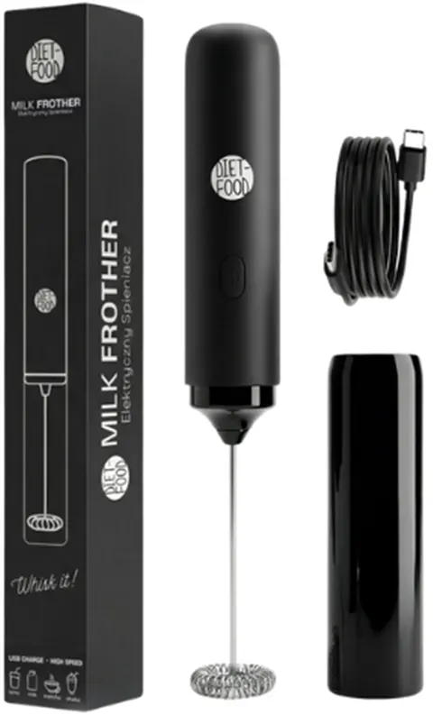 SPIENIACZ DO MLEKA ELEKTRYCZNY USB-C - DIET-FOOD