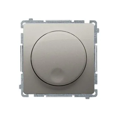 BASIC Ściemniacz naciskowo-obrotowy (moduł), 20–500 W, 230V~; satynowy