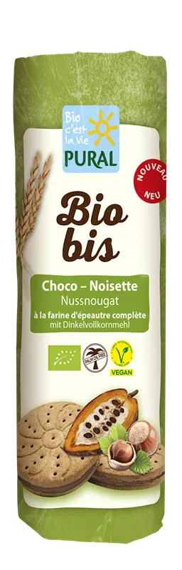 Ciastka Markizy Orkiszowe z Kremem Kakaowo-Orzechowym Fair Trade Bio 320 g - Pural (Bio Bis)